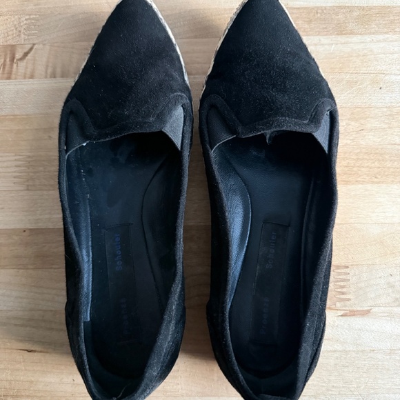 Proenza Schouler Loafers Black Suede Snakeskin - Picture 3 of 4